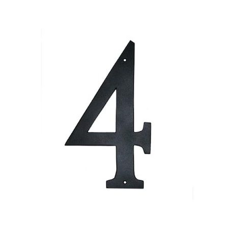 8 In Standard Modern Font Individual House Number 4